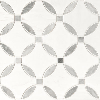 BIANCO DOLOMITE LOLA POLISHED Mosaic - Shop at Home Craft Studio - 1