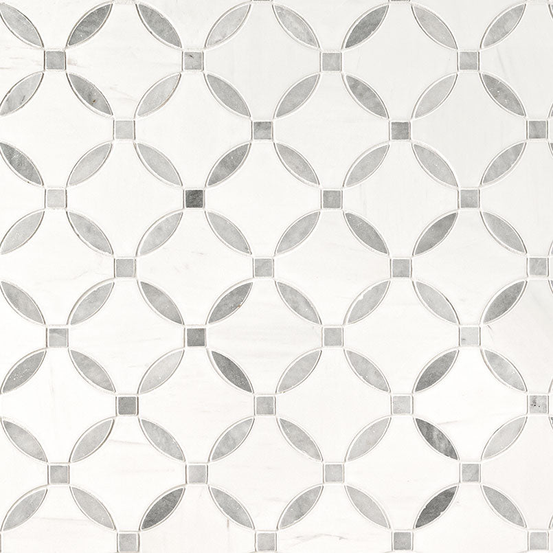 BIANCO DOLOMITE LOLA POLISHED Mosaic - Shop at Home Craft Studio - 2