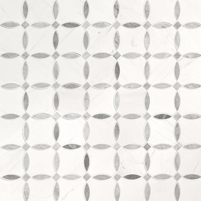 BIANCO DOLOMITE LOLA POLISHED Mosaic - Shop at Home Craft Studio - 3