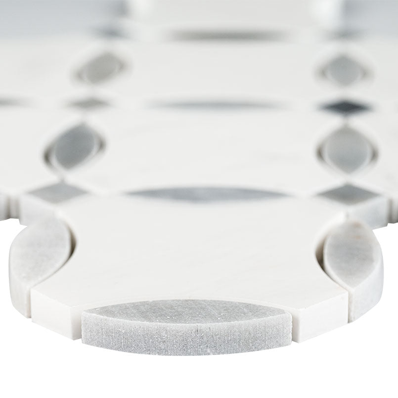 BIANCO DOLOMITE LOLA POLISHED Mosaic - Shop at Home Craft Studio - 4