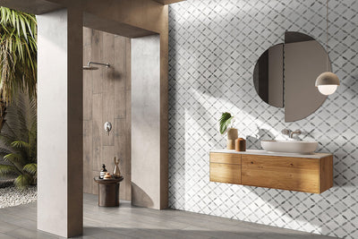 BIANCO DOLOMITE LOLA POLISHED Mosaic - Shop at Home Craft Studio - 7