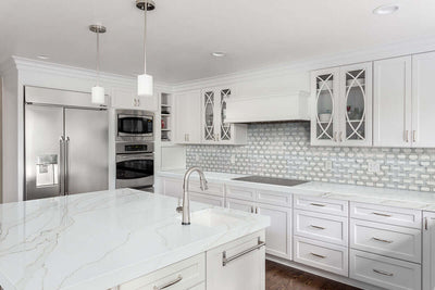 BIANCO DOLOMITE LYNX MOSAIC Mosaic, Floor or Wall Tile - Shop at Home Craft Studio - 5