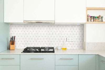 BIANCO DOLOMITE PINWHEEL MOSAIC Mosaic - Shop at Home Craft Studio - 6