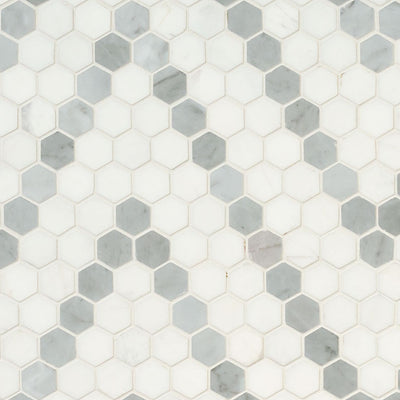 BIANCO DOLOMITE SAZI POLISHED Mosaic, Floor or Wall Tile - Shop at Home Craft Studio - 1