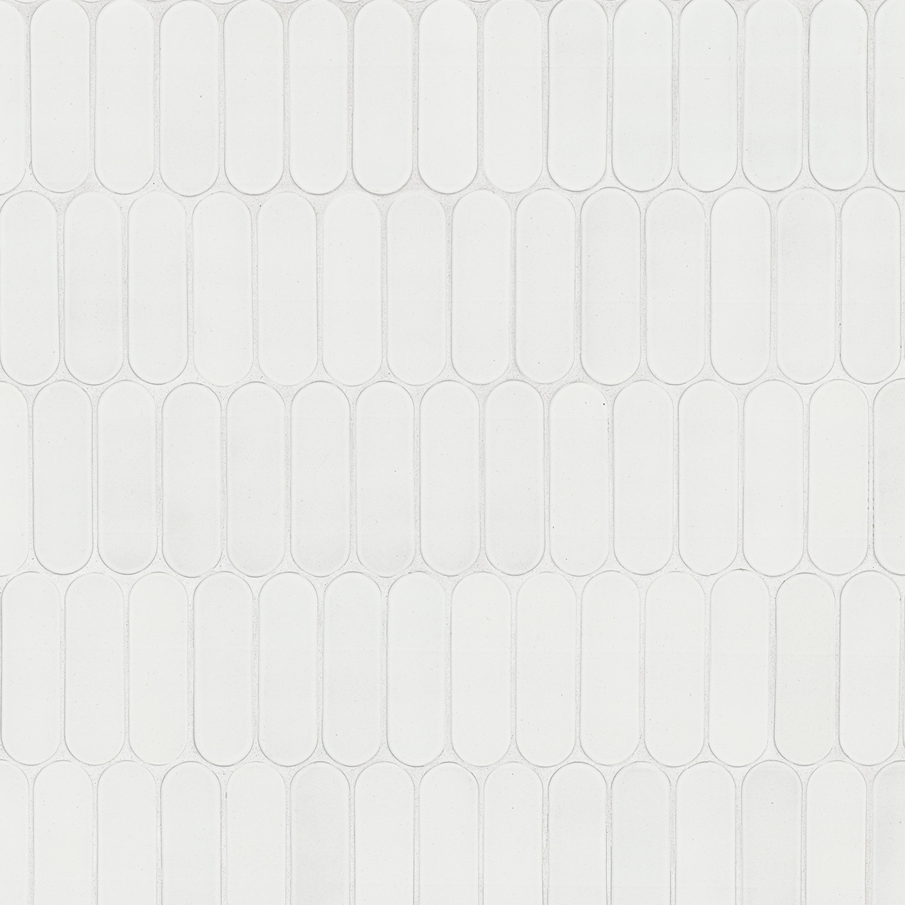 BIANCO GLOSSY ELLIPSE 6MM Mosaic, Wall Tile - Shop at Home Craft Studio - 2