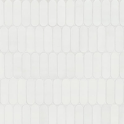 BIANCO GLOSSY ELLIPSE 6MM Mosaic, Wall Tile - Shop at Home Craft Studio - 2