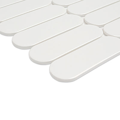BIANCO GLOSSY ELLIPSE 6MM Mosaic, Wall Tile - Shop at Home Craft Studio - 4