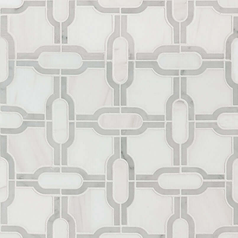 BIANCO GRIDWORK POLISHED Mosaic - Shop at Home Craft Studio - 1