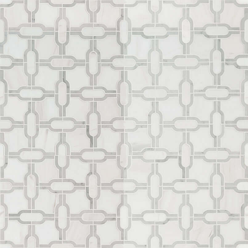 BIANCO GRIDWORK POLISHED Mosaic - Shop at Home Craft Studio - 2