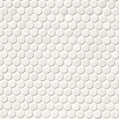 BIANCO PENNY ROUND GLOSSY Mosaic, Wall Tile, Floor or Wall Tile - Shop at Home Craft Studio - 2