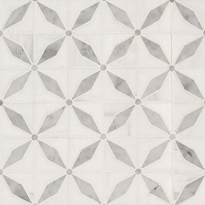 BIANCO STARLITE POLISHED Floor or Wall Tile, Mosaic - Shop at Home Craft Studio - 1