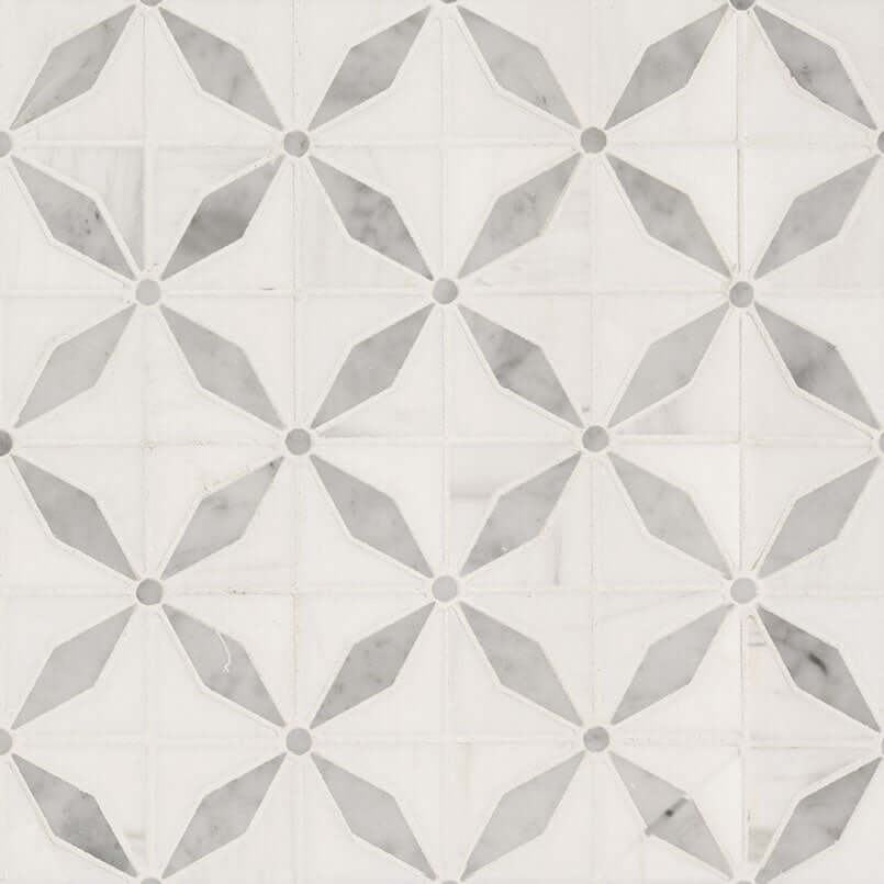 BIANCO STARLITE POLISHED Floor or Wall Tile, Mosaic - Shop at Home Craft Studio - 1