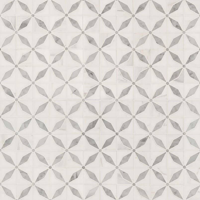 BIANCO STARLITE POLISHED Floor or Wall Tile, Mosaic - Shop at Home Craft Studio - 2