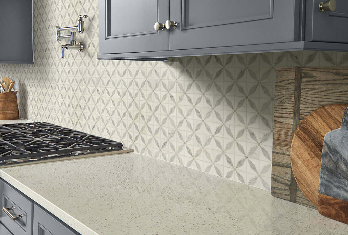 BIANCO STARLITE POLISHED Floor or Wall Tile, Mosaic - Shop at Home Craft Studio - 6