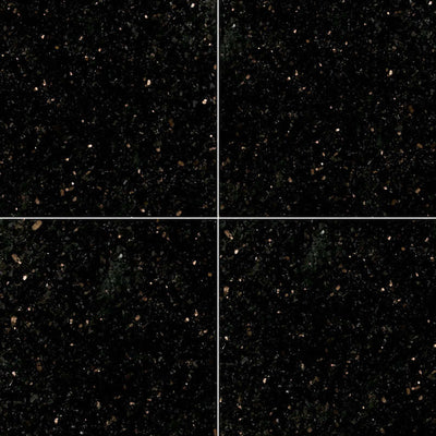 BLACK GALAXY 12X12 POLISHED Granite - Shop at Home Craft Studio - 1