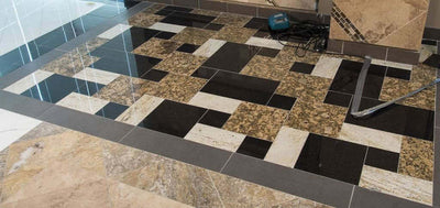 BLACK GALAXY 12X12 POLISHED Granite - Shop at Home Craft Studio - 5