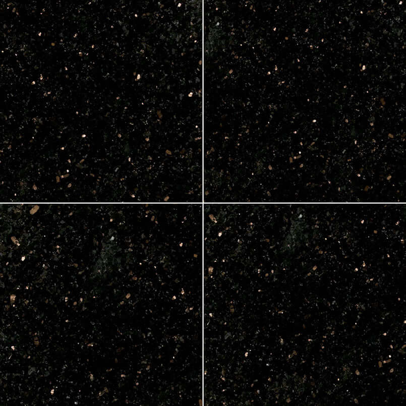 BLACK GALAXY 12X12 POLISHED Granite - Shop at Home Craft Studio - 1