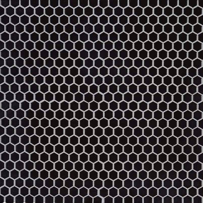 BLACK GLOSSY 1" HEX 6MM Mosaic, Wall Tile, Floor or Wall Tile - Shop at Home Craft Studio - 2