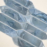 BLUE SHIMMER PICKET Glass Tile - Shop at Home Craft Studio - 4