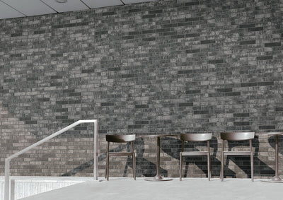 BRICKSTONE CHARCOAL BRICK 2X10 Floor or Wall Tile - Shop at Home Craft Studio - 9