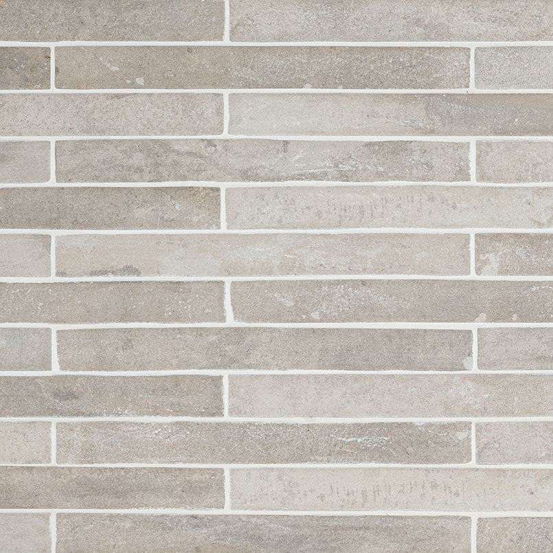 BRICKSTONE IVORY 2X18 MATTE Floor or Wall Tile - Shop at Home Craft Studio - 1