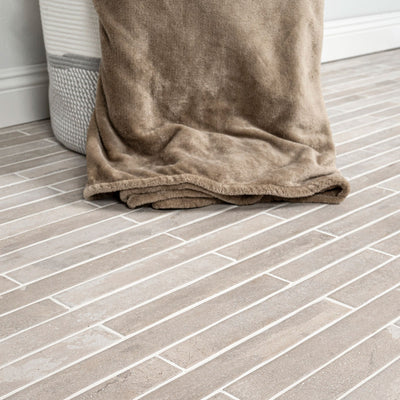 BRICKSTONE IVORY 2X18 MATTE Floor or Wall Tile - Shop at Home Craft Studio - 9