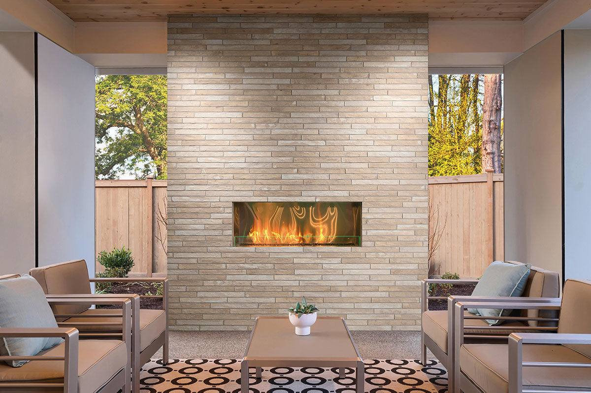 BRICKSTONE IVORY 2X18 MATTE Floor or Wall Tile - Shop at Home Craft Studio - 10