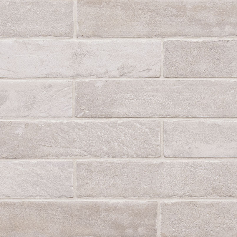BRICKSTONE IVORY BRICK 2X10 Floor or Wall Tile - Shop at Home Craft Studio - 2