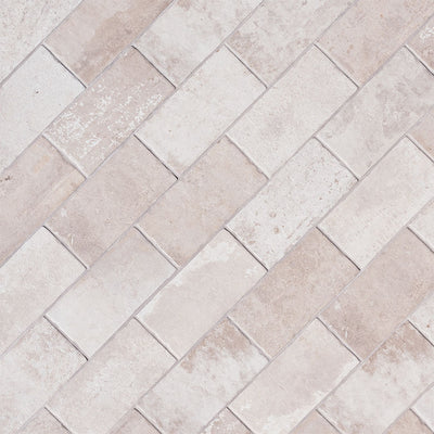 BRICKSTONE IVORY BRICK 5X10 Floor or Wall Tile - Shop at Home Craft Studio - 3