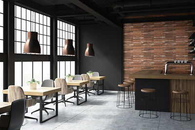 BRICKSTONE RED BRICK 2X18 MATTE Floor or Wall Tile - Shop at Home Craft Studio - 6