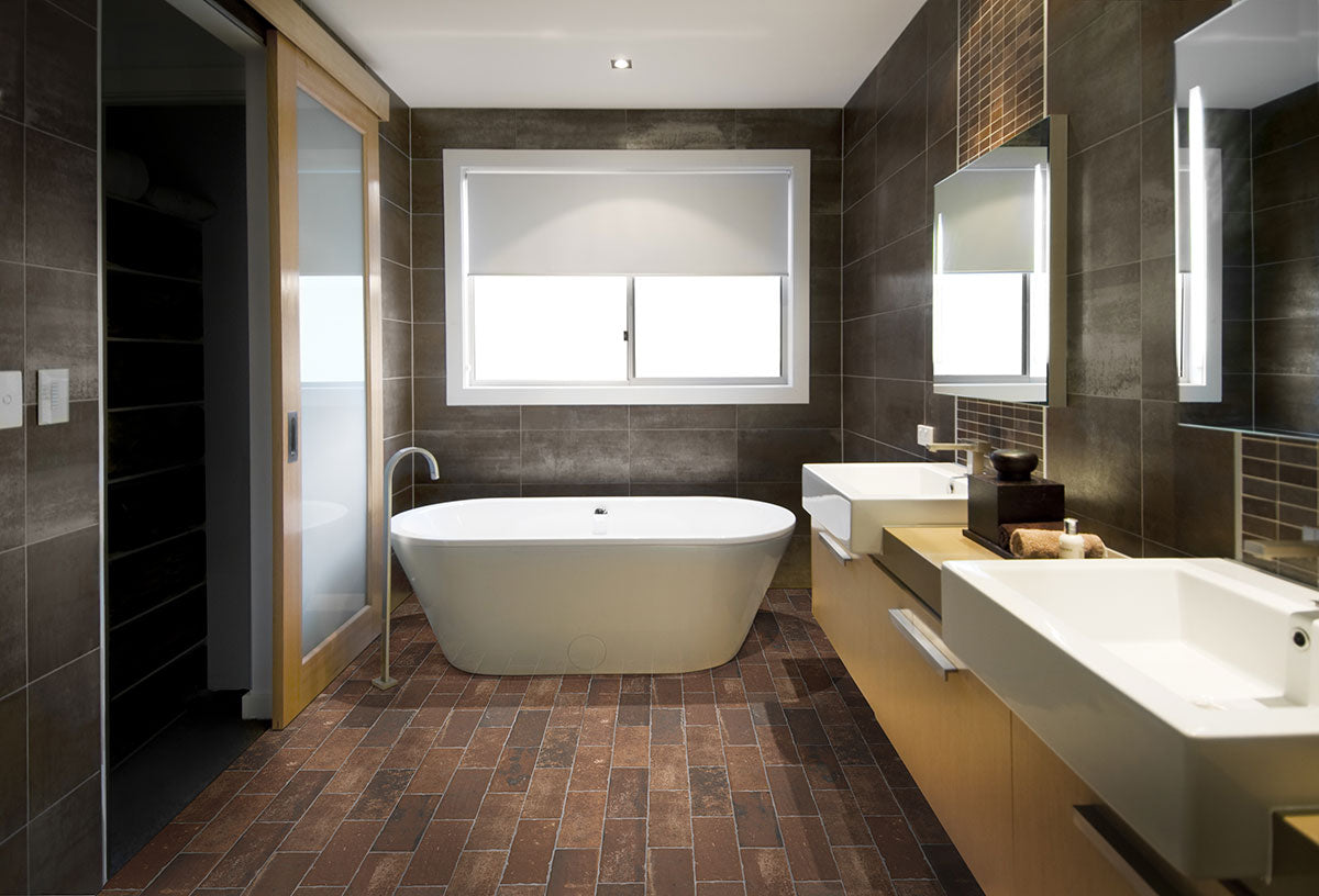 BRICKSTONE RED BRICK 5X10 Floor or Wall Tile - Shop at Home Craft Studio - 6