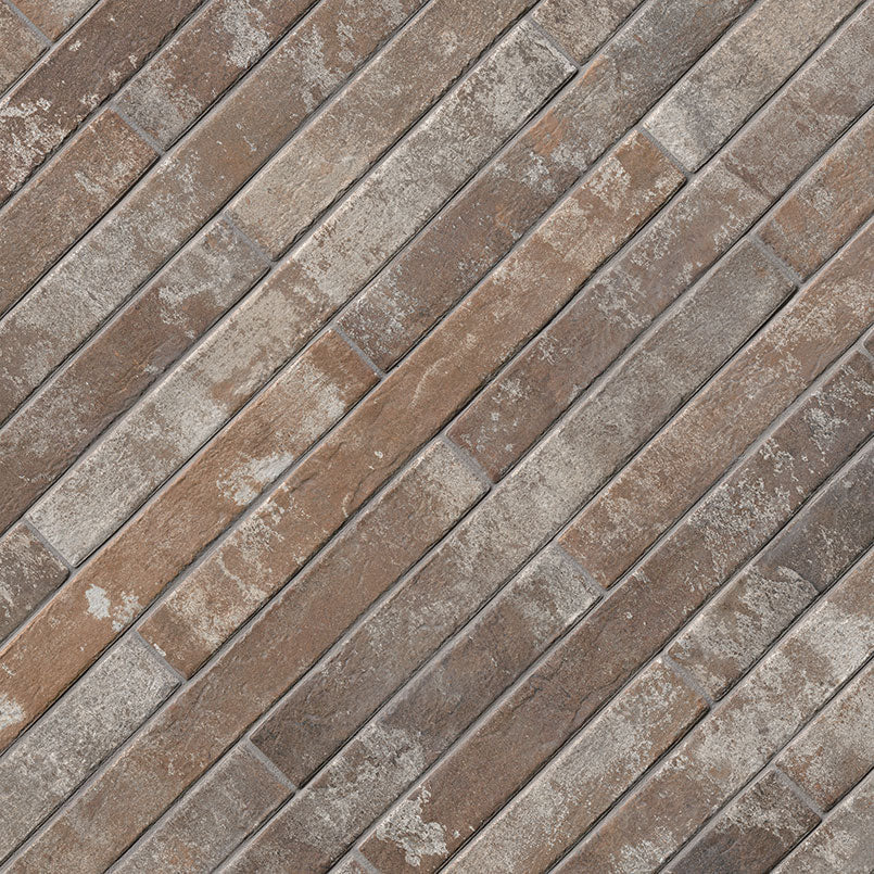 BRICKSTONE RUSTIQUE RED BRICK 2X18 MATTE Floor or Wall Tile - Shop at Home Craft Studio - 2