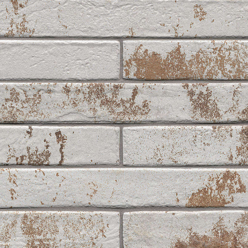 BRICKSTONE RUSTIQUE WHITE BRICK 2X18 MATTE Floor or Wall Tile - Shop at Home Craft Studio - 4