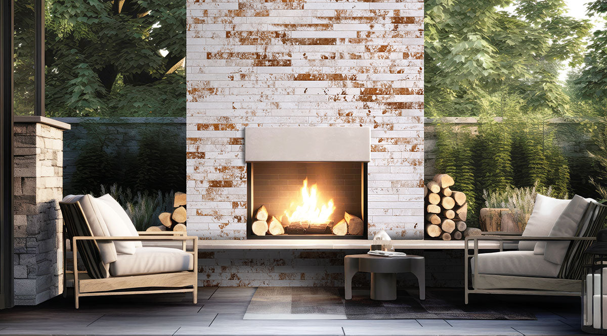 BRICKSTONE RUSTIQUE WHITE BRICK 2X18 MATTE Floor or Wall Tile - Shop at Home Craft Studio - 9