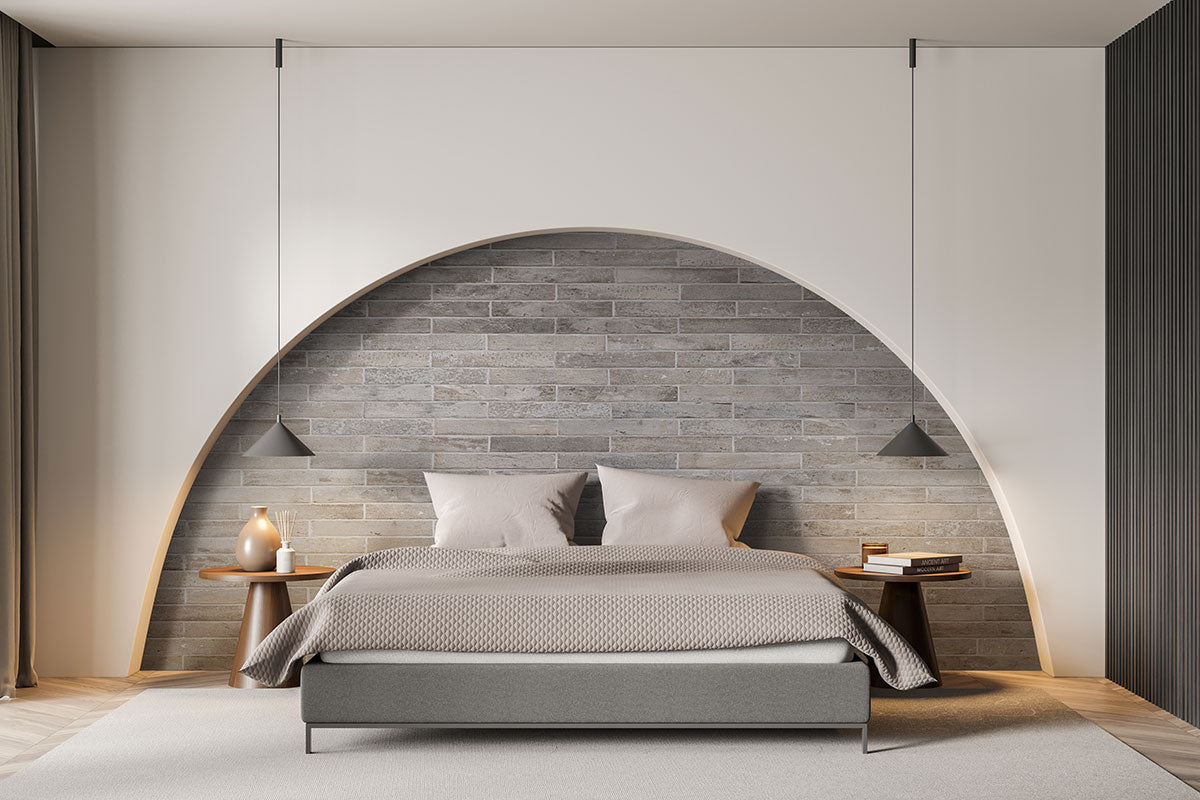 BRICKSTONE TAUPE 2X18 MATTE Floor or Wall Tile - Shop at Home Craft Studio - 9
