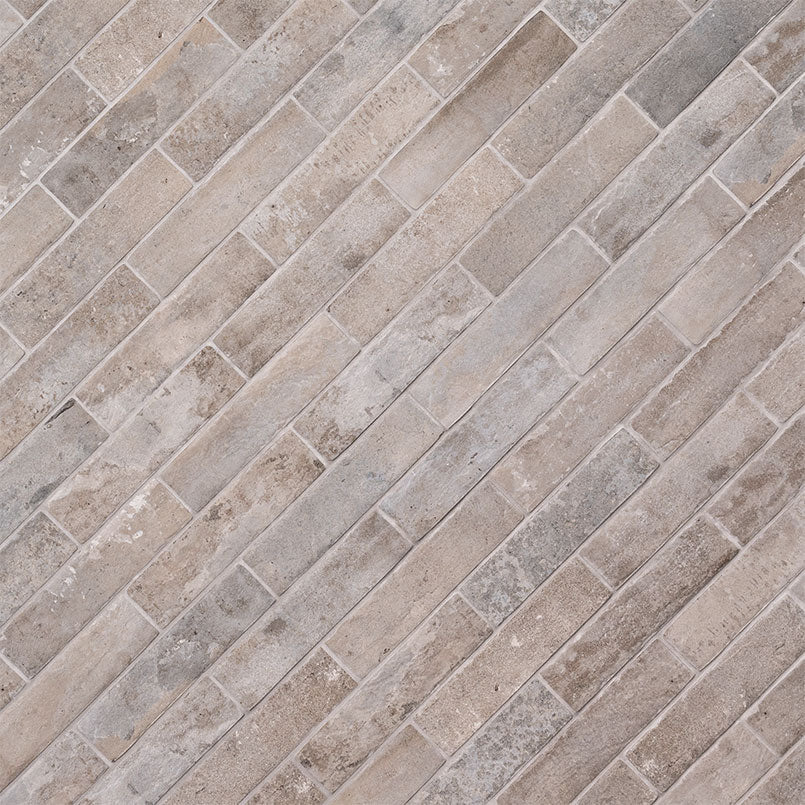 BRICKSTONE TAUPE BRICK 2X10 Floor or Wall Tile - Shop at Home Craft Studio - 3
