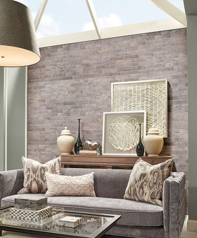 BRICKSTONE TAUPE BRICK 2X10 Floor or Wall Tile - Shop at Home Craft Studio - 17