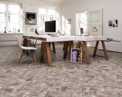 BRICKSTONE TAUPE BRICK 2X10 Floor or Wall Tile - Shop at Home Craft Studio - 21