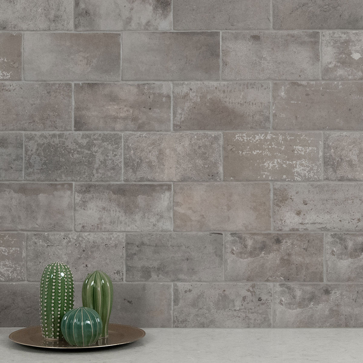 BRICKSTONE TAUPE BRICK 5X10 Floor or Wall Tile - Shop at Home Craft Studio - 7