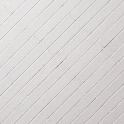 BRICKSTONE WHITE 2X18 MATTE Floor or Wall Tile - Shop at Home Craft Studio - 3