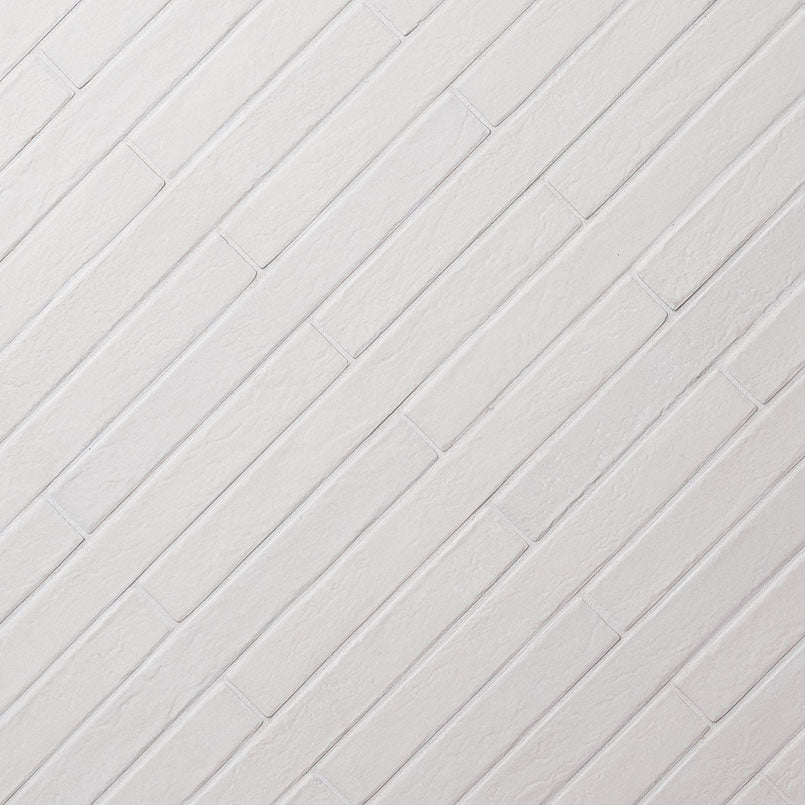 BRICKSTONE WHITE 2X18 MATTE Floor or Wall Tile - Shop at Home Craft Studio - 3