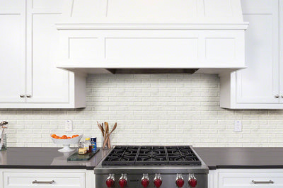 BRICKSTONE WHITE BRICK 2X10 Floor or Wall Tile - Shop at Home Craft Studio - 12