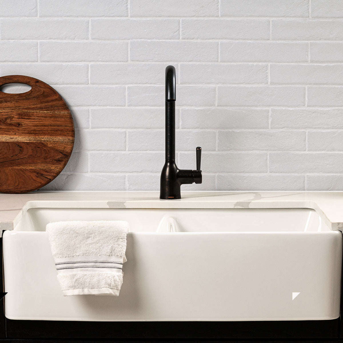 BRICKSTONE WHITE BRICK 2X10 Floor or Wall Tile - Shop at Home Craft Studio - 13