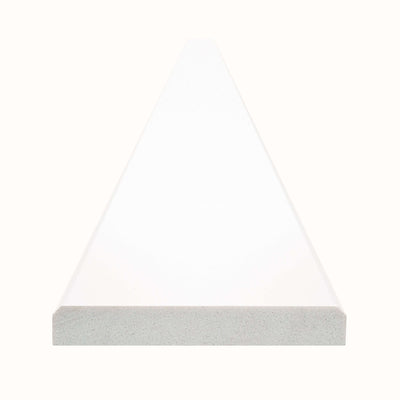 BRIGHT WHITE 2X36X0.62 DBL B POL-ENG Bullnose, Finishing Pieces - Shop at Home Craft Studio - 3