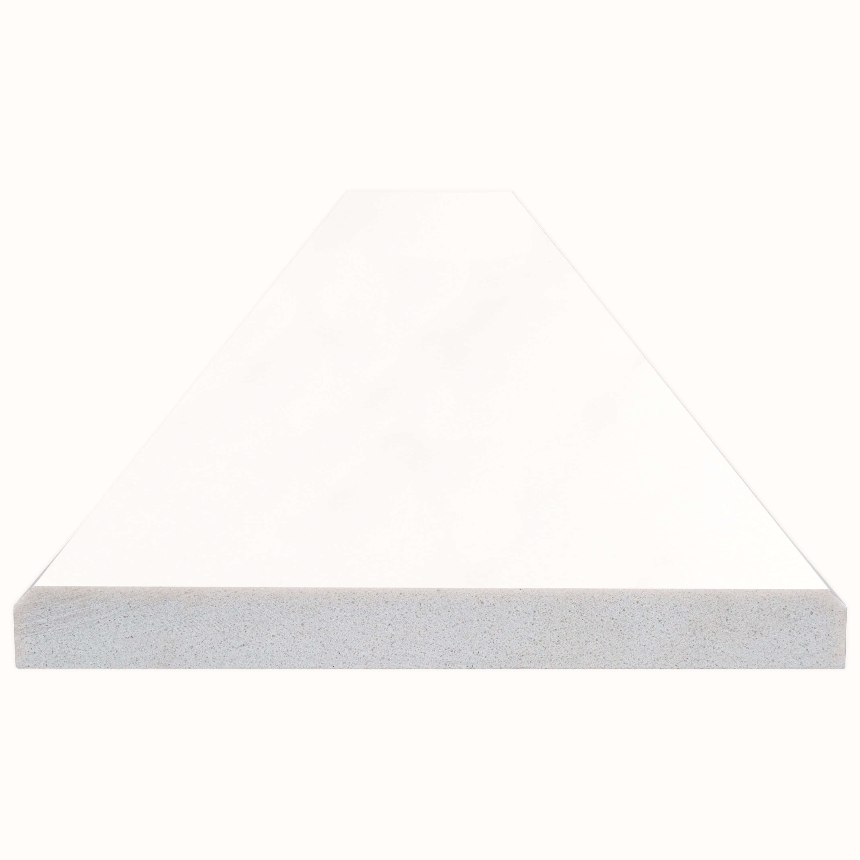 BRIGHT WHITE 4X24X0.62 DBL B POL-ENG Trims & Pencils, Finishing Pieces - Shop at Home Craft Studio - 3