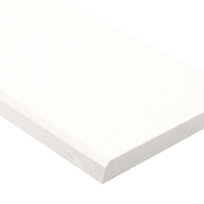 BRIGHT WHITE 4X36X0.62 DBL B POL-ENG Trims & Pencils, Finishing Pieces - Shop at Home Craft Studio - 1