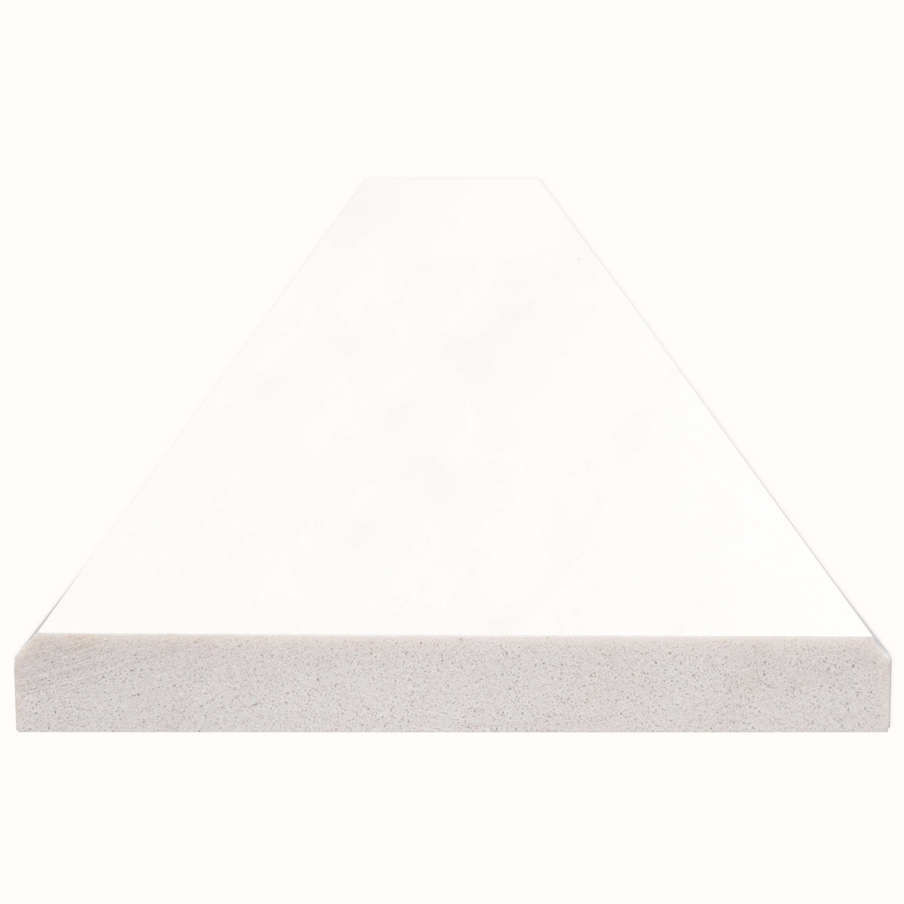 BRIGHT WHITE 4X36X0.62 DBL B POL-ENG Trims & Pencils, Finishing Pieces - Shop at Home Craft Studio - 3