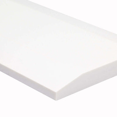 BRIGHT WHITE 5X36X0.62 DB HO POL-ENG Trims & Pencils, Finishing Pieces - Shop at Home Craft Studio - 1