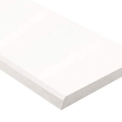 BRIGHT WHITE 6X36X0.62 DBL B POL-ENG Trims & Pencils, Finishing Pieces - Shop at Home Craft Studio - 1