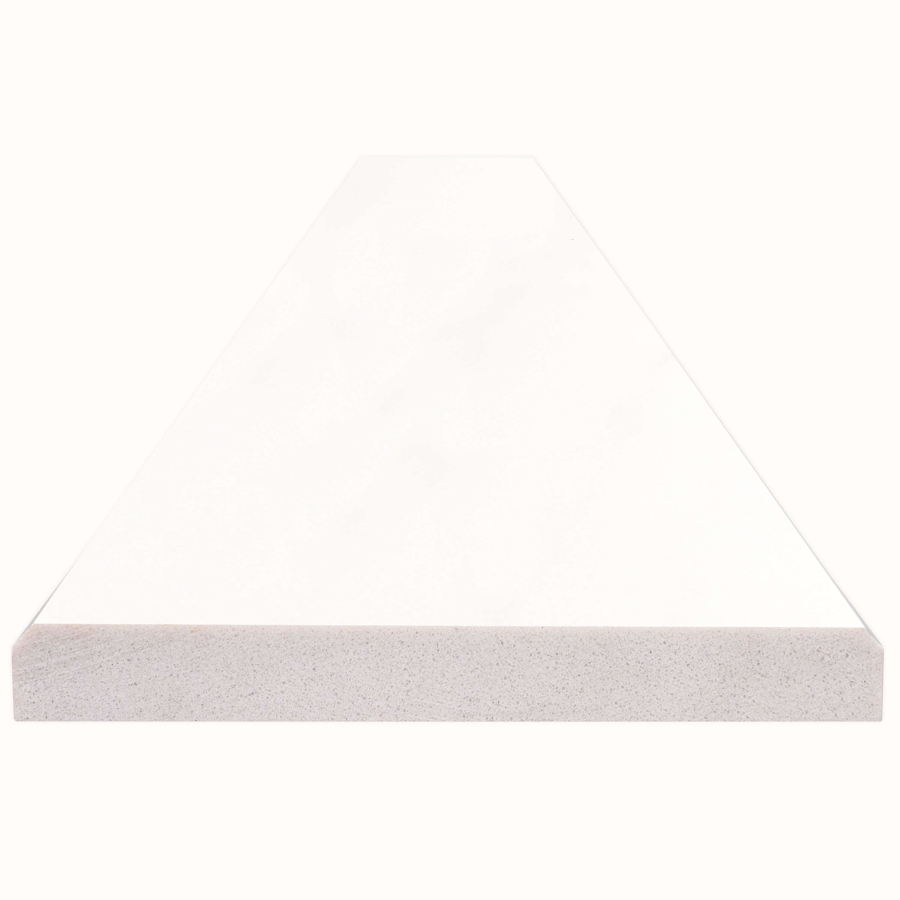 BRIGHT WHITE 6X36X0.62 DBL B POL-ENG Trims & Pencils, Finishing Pieces - Shop at Home Craft Studio - 3